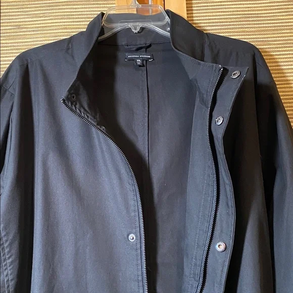 Universal Standard Plus Size Black Rain Jacket - Picture 5 of 8